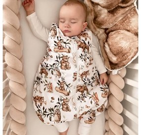 Sac de dormit cu picioare, bumbac 1 Tog, Happy Bear, XS, 6 - 12 luni