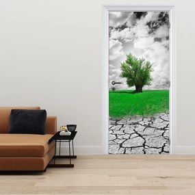 Fototapet pentru ușă - Natura în oraș (95x205cm)