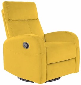 Scaun rabatabil Olimp Velvet, galben