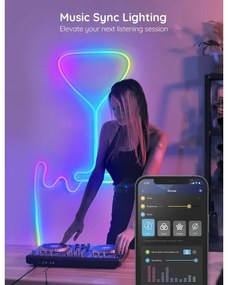 Bandă LED flexibilă Govee Neon SMART 2m RGBIC Wi-Fi IP67