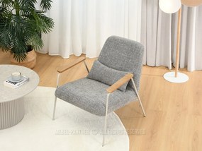 Fotoliu Elba (gri bej + stejar). 1110001