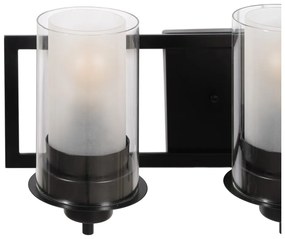 Aplică de perete neagră-albă – Ixia