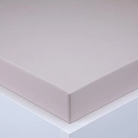 Cearşaf cu elastic jersey EXCLUSIVE culoarea cafelei set 2 buc 90 x 200 cm