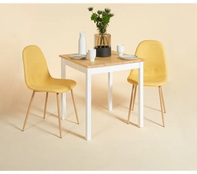 Set 2 scaune dining Bonami Essentials Lissy, galben