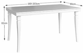 Masă de sufragerie Kraz ST (sosna andersen) (pentru 6 până la 8 persoane). 809041