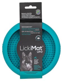 Covoraș de lins pentru animale de companie UFO Turquoise – LickiMat