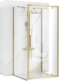 Cabina de dus De colt Rapid Swing Brush Gold