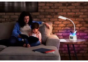 Lampă LED RGBW de masă cu suport de creioane Immax 08980L FALCON LED/10W/5V