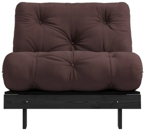 Fotoliu maro închis Roots Black Night – Karup Design