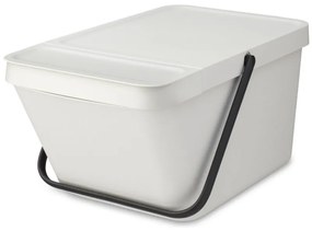 Cos depozitare Brabantia Sort&Go 1006312, 20 L, 22,5x45x28 cm, Stivuibil, Plastic, Gri