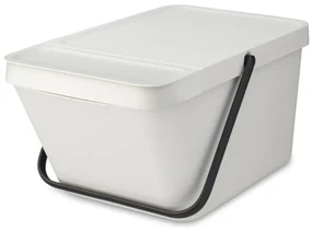 Cos depozitare Brabantia Sort&Go 1006312, 20 L, 22,5x45x28 cm, Stivuibil, Plastic, Gri