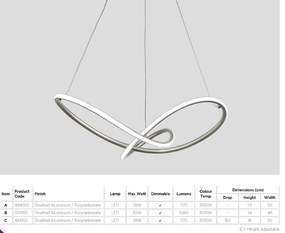 Lustra LED aplicata design modern Magic 30W 5501SS SRT