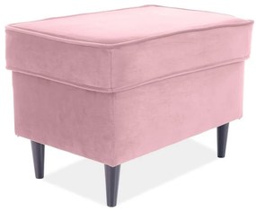 Scaun Ron Velvet, roz