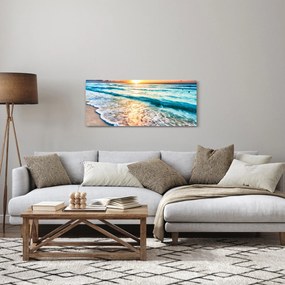 Tablou - Plaja de la mare (120x50 cm)