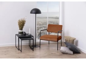 Set de măsuțe de cafea ALMA 2 buc. antracit