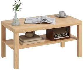 HOMCOM Tavă Cafea Modernă Noce 90x45 | Aosom Romania