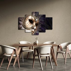 Tablou cu statuie cu masca (150x105 cm)