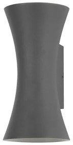 Brilagi - Aplica LED de exterior BICON, 10W, 230V, antracit, IP44