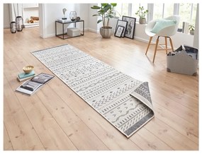 Covor adecvat pentru exterior NORTHRUGS Twin Supreme Mismo, 250 x 80 cm, gri-crem