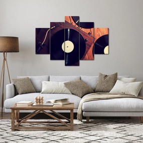 Tablou - Discuri de gramafon (150x105 cm)