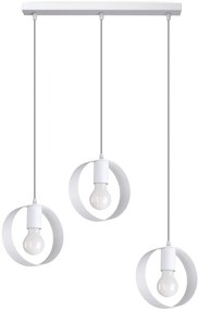 Sollux Lighting Titran lampă suspendată 3x60 W alb SL.1138