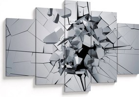 Tablou abstracție 3D (150x105 cm)