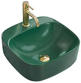 Lavoar verde mat pe blat Rea Luiza 42 cm