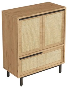 Dulap bucătărie Otto 8 A (nuc + stejar + negru). 1106576