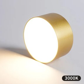 BRILAGI - Plafonieră LED de exterior FORIS LED/14W/230V Ø 12 cm aurie IP4