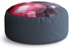 Taburet Circle abstracție cu baloane, roz