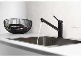 Baterie de chiuvetă KFA Armatura 6533-915-81 ANDRA alamă/negru mat