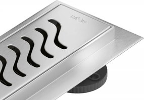 Mexen Flat M09 sifon liniar 90 cm, inox - 1028090-15