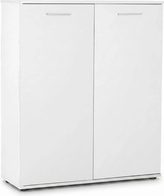 Pantofar Adore Elegance, 2 usi, 5 rafturi, capacitate 24 perechi incaltaminte, Alb - Natur, 91x108x35 cm
