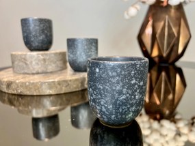 Pahar Ceramica Senso Novum (Granit-Negru, Mat, 150ml) Gresie Glazurata Manual