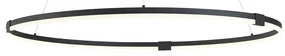 Lampă suspendată de design neagră 120cm incl. LED cu 3 trepte de intensitate luminoasă - Anello