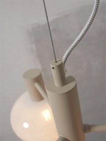 Lustra suspendata design decorativ Bologna 4L gradient/alb