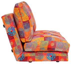 Canapea extensibila cu 2 locuri Taida, Multicolor, 120 x 62 x 68 cm