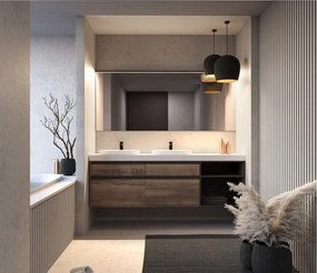 Kolpa San Quadrum Oglinda cu iluminare LED 90x80 cm