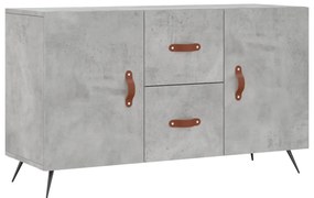 828144 vidaXL Servantă, gri beton, 100x36x60 cm, lemn compozit