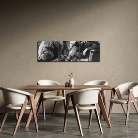 Tablou - Circ (cu ceas) (90x30 cm)