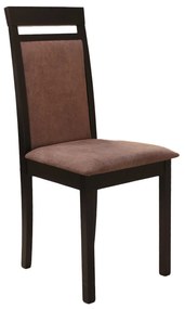 Set 2 scaune dining din lemn de fag Nika 2, Wenge/Solo 25