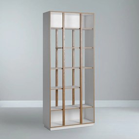 Bibliotecă cu structură din lemn de stejar Woodman Newbury