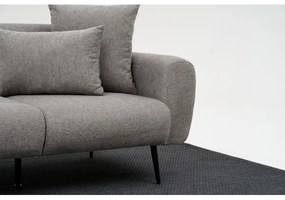 Canapea PISA, 2 locuri, gri deschis