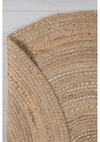 Covor în culoare naturală rotund din iută ø 133 cm Capri – Flair Rugs