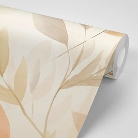 Tapet autoadeziv frunze delicate minimaliste