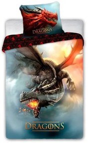 Dragon set de lenjerie 140×200cm, 70×90 cm