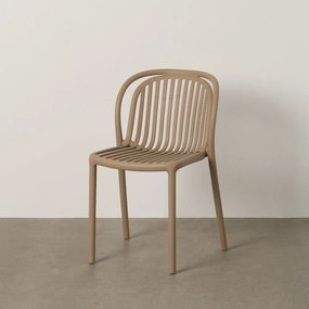 Scaun de dining bej din plastic Alia – Ixia