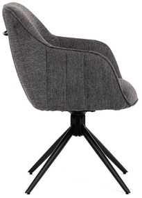 Set de scaune de sufragerie cu mecanism deîntoarcere HC-536 GREY2, 2 buc.