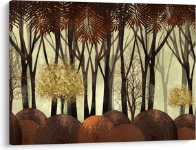 Tablou - Pădure decorativă (70x50 cm)