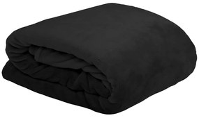 Cuvertura neagra pat pufoasa 5792 Doudou Noir 180X220 cm